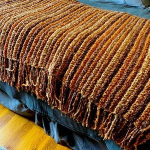 New hand made crochet throw blanket